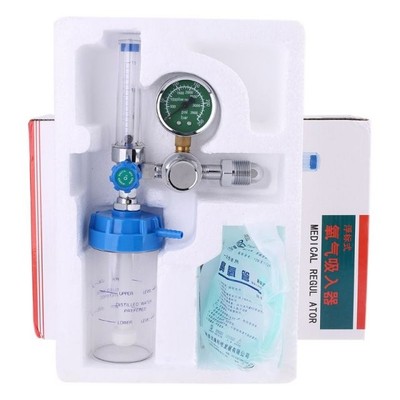 CGA 540 Flow Meter Absorber Buoy Type Inhalator Pressure Gau