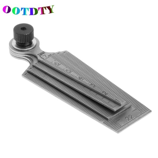0mm-29mm Hole Measuring Taper Gauge Ruler Depth Inspecting T