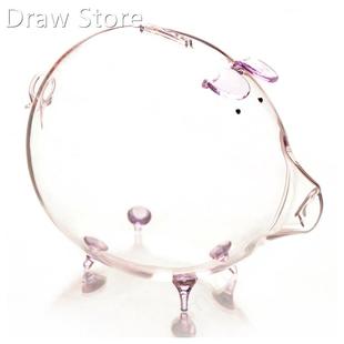 Pig Piggy Bank Money Boxes Coin Saving Box Cute Transparent