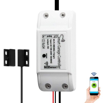 WiFi Switch Smart Garage Door Opener Controller Work With Al