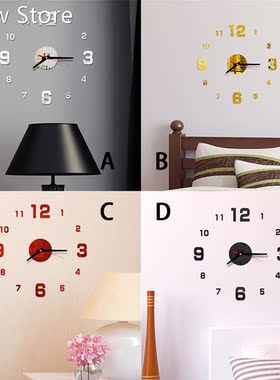 modern design rushed Self-adhesive clocks fashion watches mi