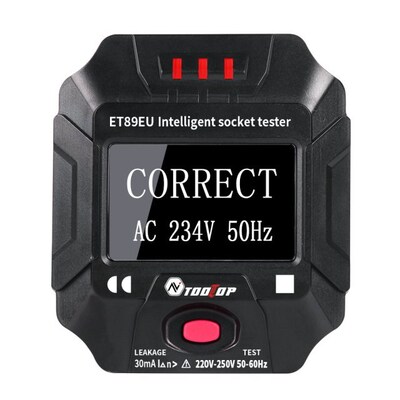 Socket tester Outlet Voltage Meters Intelligent Frequency RC