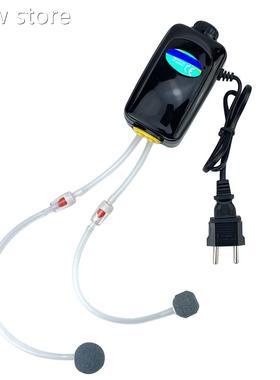 Quiet Aquarimu1 TAir Pump Silent Doule Ajusbtable Fish ank O