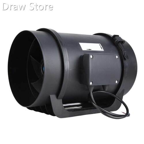 8in EC Duct Fan Motor Ventilation Exhaust Fan Duct Fan PWM A