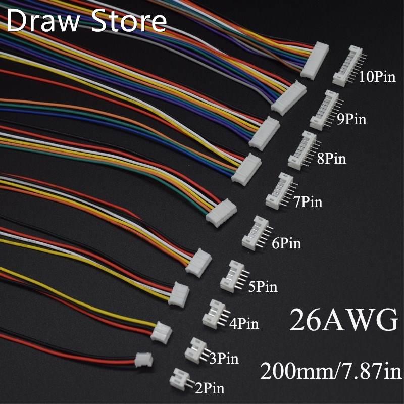 10SeTS Mini MiCro JST 2.0 PH Male FeMale ConneCTor 2/3/4/5/6 农机/农具/农膜 农机配件 原图主图