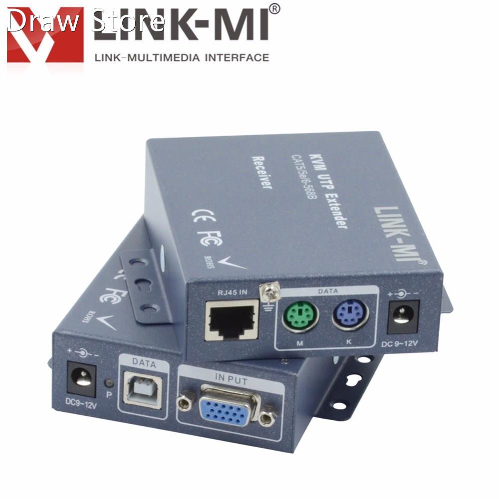 K102R KVM VGA Extender 200m Distance Over Cat5/5e/6 RJ45 P C