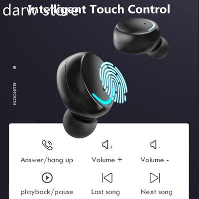 Moini Tws Wirelesrs Blue1tooth 5.0 Eaponhe with Micrphone 20