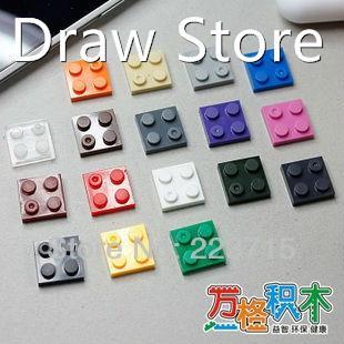 Free Shipping!3022 100pcs*Plate 2x2* DIY enlighten block br