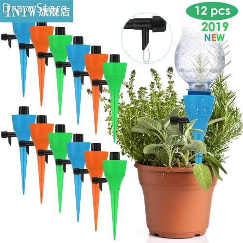 12pcs Plants Watering Devices Constant Pressure Slow Release