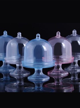 2pcs/batch Plastic Tray Candy Cookie Box 适用于 DIY Wedding