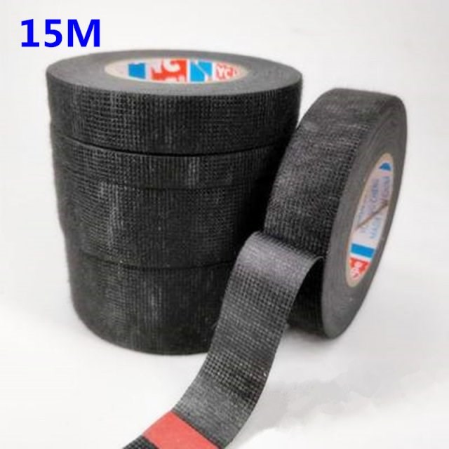 15m Black Strong Adhesive Flame Retardant Insulation Tape To