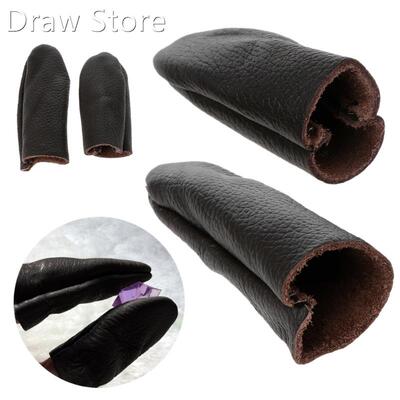 1 Pair Needle Felting Faux Leather Protectors Finger Tools