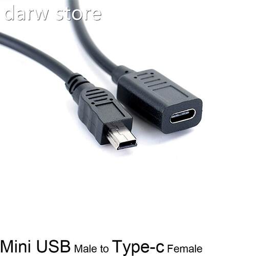 30cm 1New Mini SB Male to UTye ca Fepmale Charge Dat Adapter
