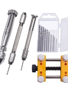 12Pcs Hand Drill Jewelry Tools Kit Pin Vise for Resin Castin