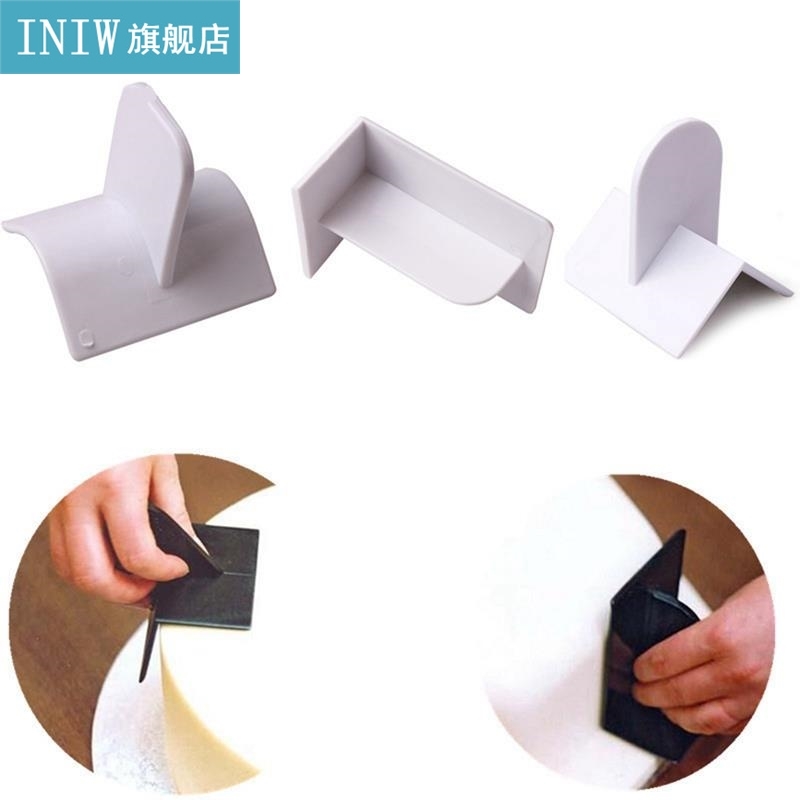 1pc Fondant Icing Smoother Plastic Fondant Smoother