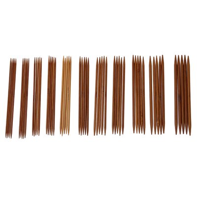 5 Sets of 11 Sizes 5'' (13cm) Double Pointed Carboni