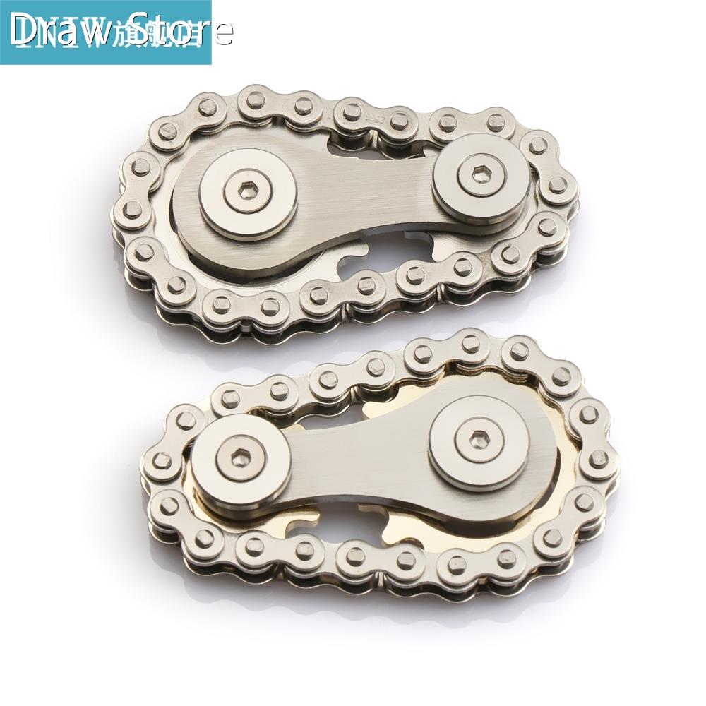 36x60mm Stainless Steel EDC Sprocket Chains Fingertips Flywh