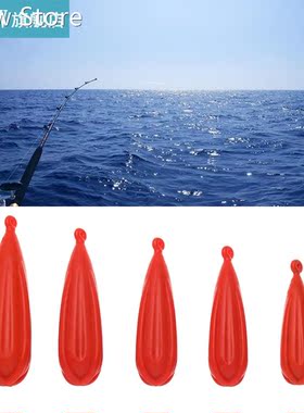 5Pcs PVC Fishing Practice Plug Baitcasting Rubber Throwing A