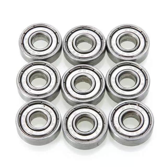 10pcs Deep Groove Bearing Steel Ball Bearings With Grease Fo