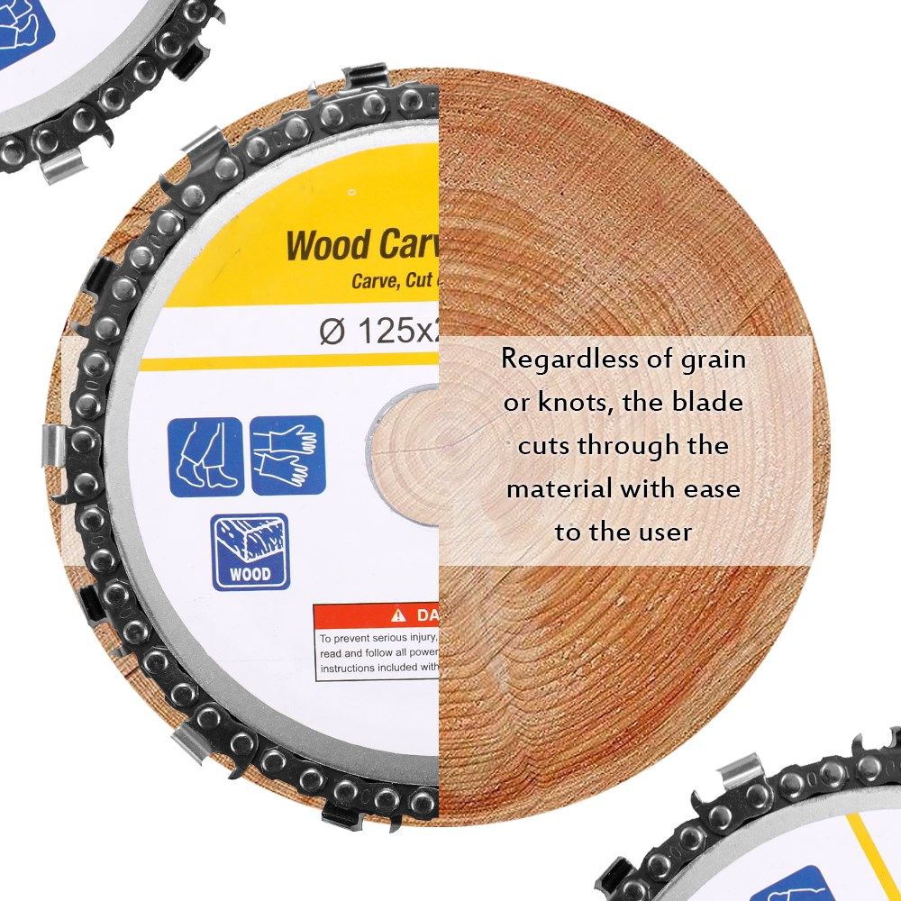 5 inch 14 teeth grinder chain disc 22mm arbor woodworking ca