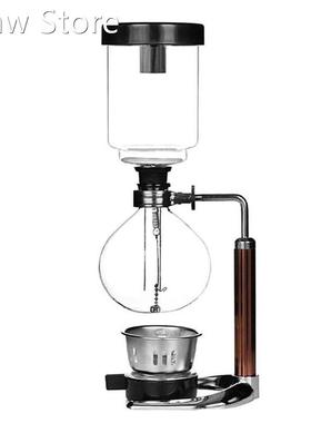 3 Cups Manual Syphon Coffee Maker Pot Hand Glass Vacuum Coff