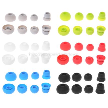 4 Pairs Silicone Earbud Tips Replace 适用于 Beats Powerbeats