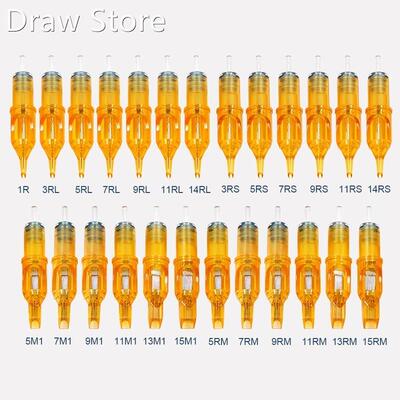 10PCS Tattoo Cartridges Needle RL RS M1 RM tattoo needles Fo
