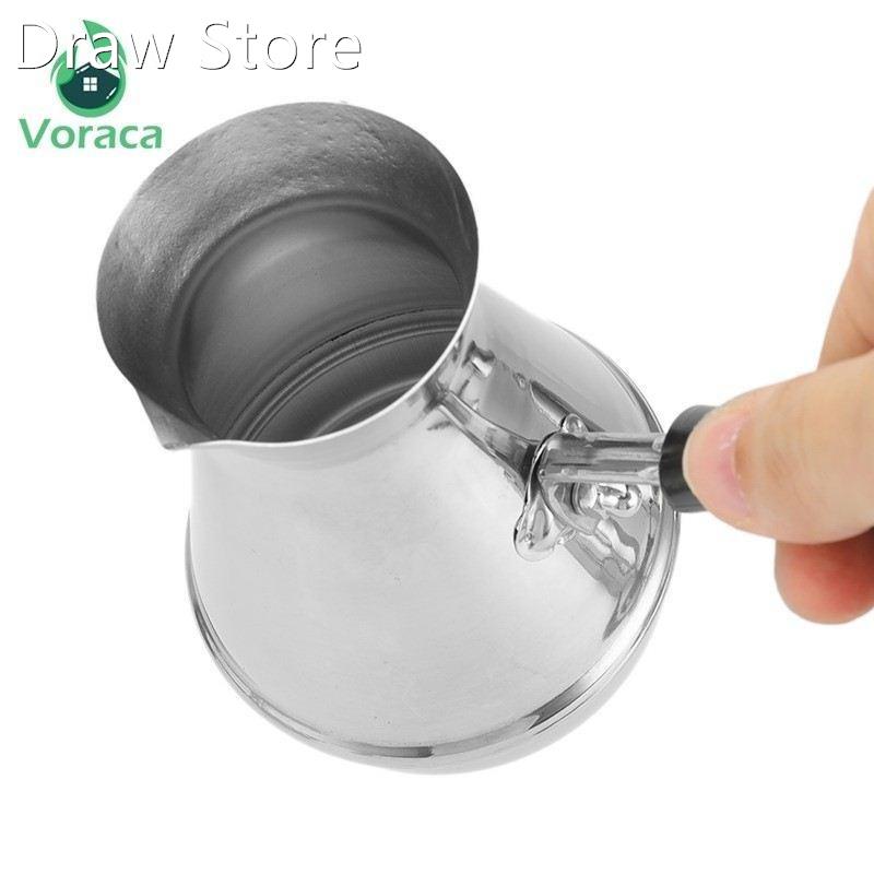 Stainless Steel Turkish Coffee Pot Cevze Ibrik Arabica Coffe