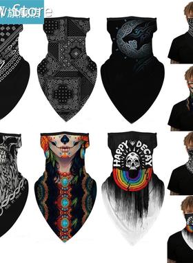 Face Cover Balaclava Scarf Neck Outdoor Sport Earloop Headba