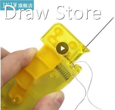 Sewing Needle Threader Yellow Auto Needle Threader DIY Sewin