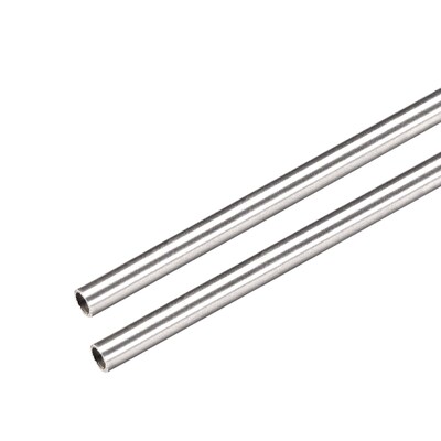 2Pcs 304 Stainless Steel Capillary Tube Tubing 2.2mm ID 3.2m