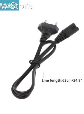 2-Prong Pin AC EU Power Supply Cable Lead Wire Power Cord Fo