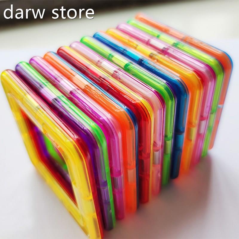 n12 Pcs/Set MagneticBlg1ocks buildin  Costruction Magnetic