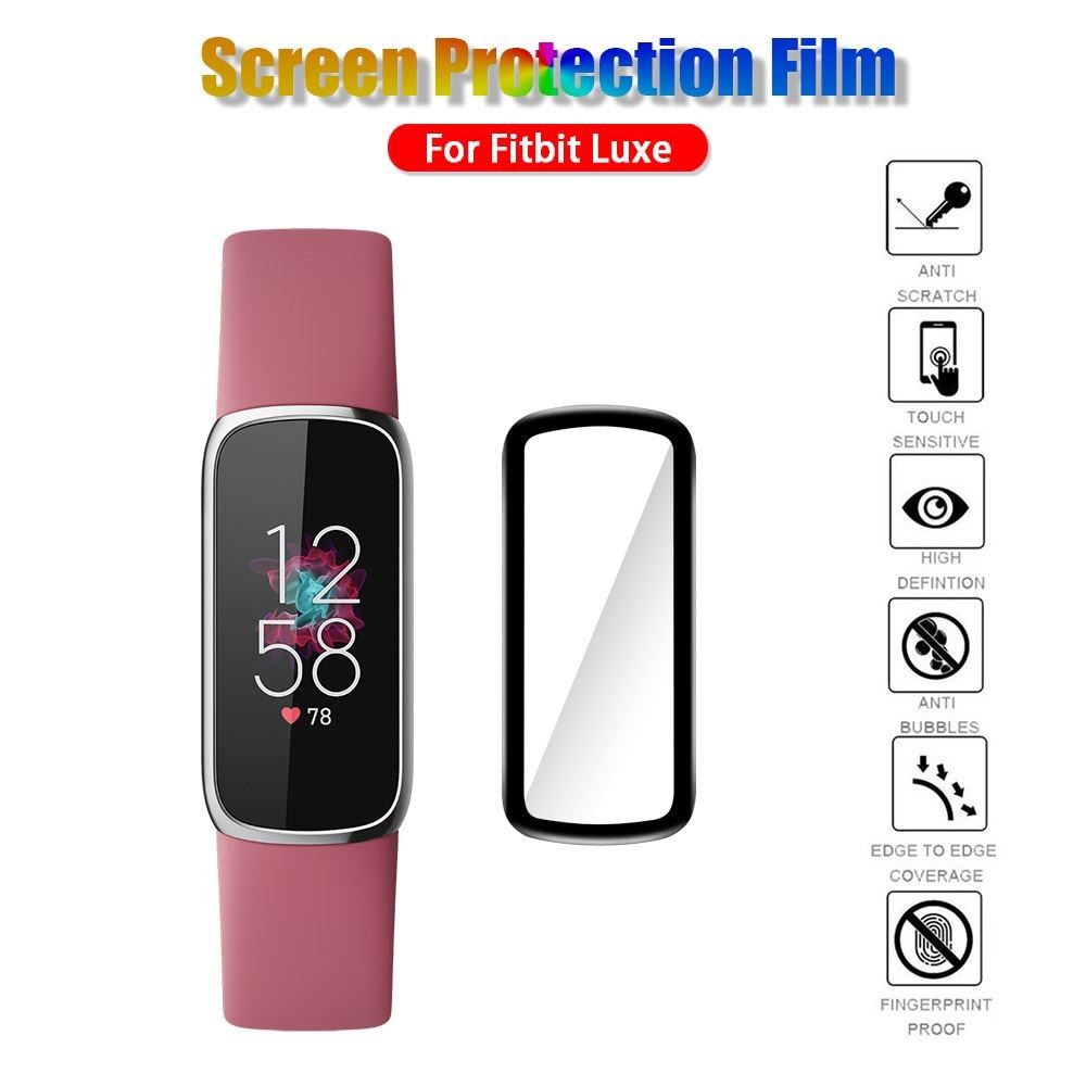 new soft 3d protective film guard for fitbit luxe curved edg
