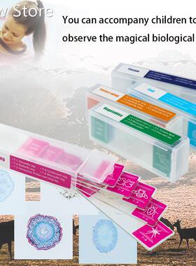 35Pcs Microscope Specimen Slides Specimens Biological Primar