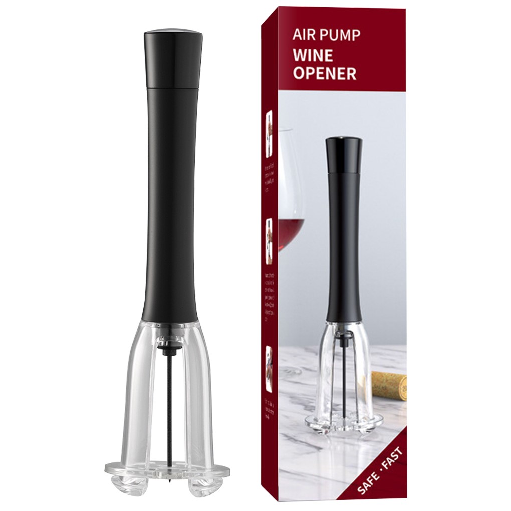 Air Pressure Pump Wine Bottle Opener Needle-Type Corkscrew E