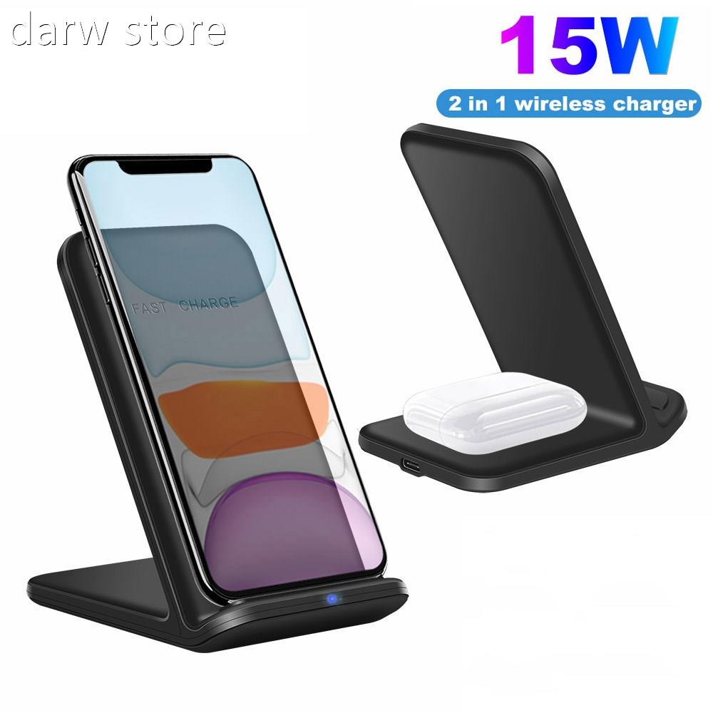 aFDGAOs 30W Qi Wireles ChargeSr tnd 2 IN1 1 QC 3.0 Fast Char