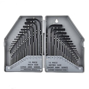 30 in 1 Inner Hex Key Wrench Torx Hex Allen Key Sets SAE Set