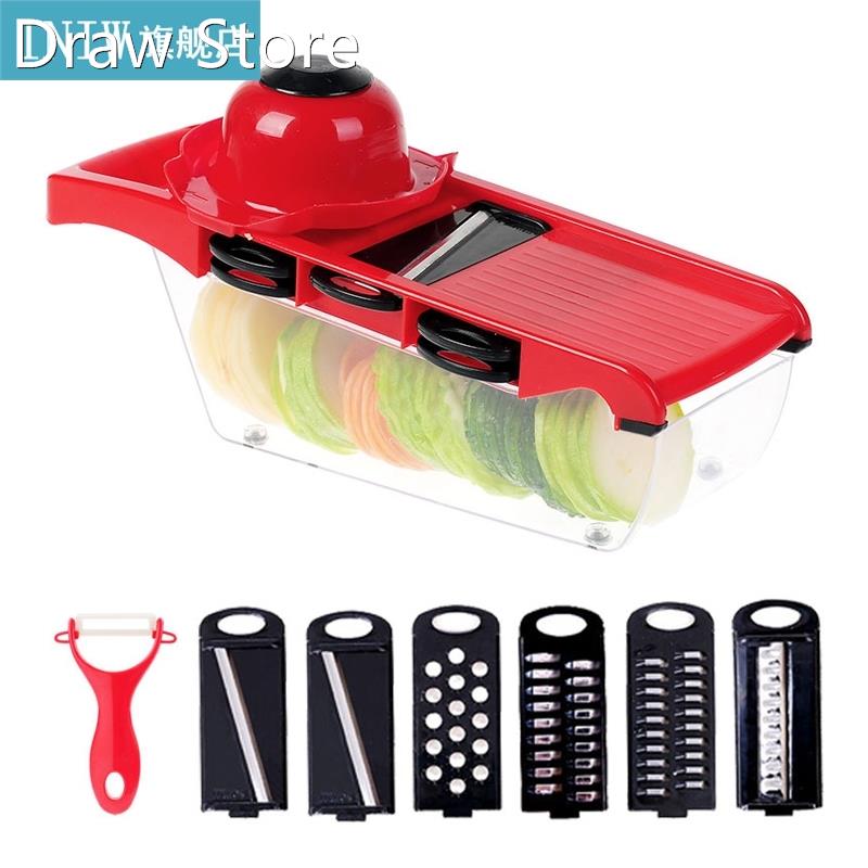 Manual Mandoline Slicer Vegetable Cutter with Stainless Ste
