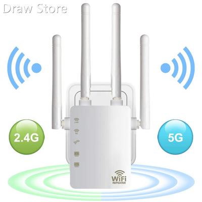 WiFi Range Extender 300/ 1200Mbps Dual Band 2.4/5GHz Wi-Fi I
