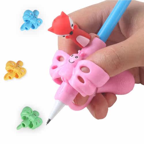 Chic Silicone Finger Ergonomic Posture Correction Pen Grip H