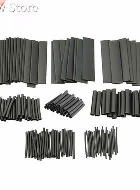 127Pcs Assorted Polyolefin Heat Shrink Tubing Tube Cable Sle