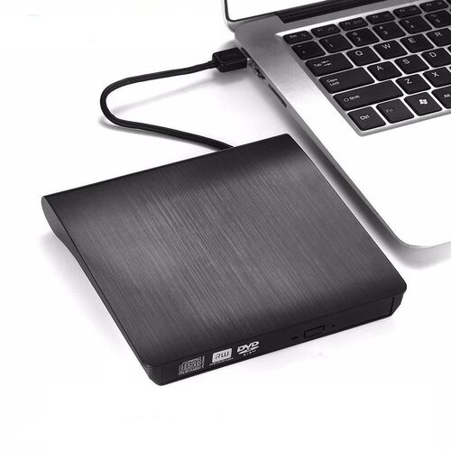 USB 3.0 DVD-ROM Optical Drive External Slim CD ROM Disk Read