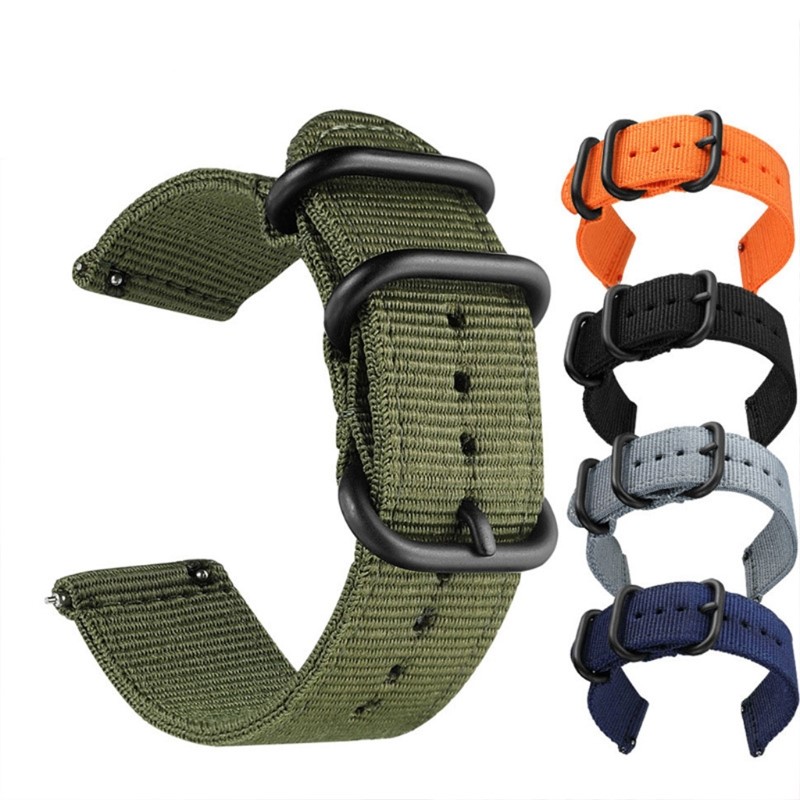 22mm Braided Solo Loop Strap for galaxy-watch Bracelet watch