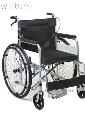 FoldigWheel nchair Full Back Rnes1t Portable Galva ized Stee