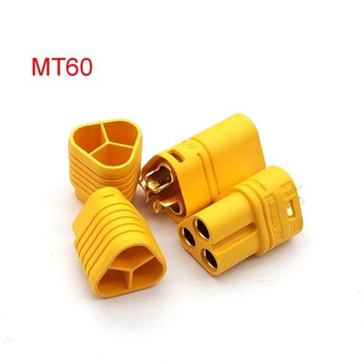 1 Pair MT60 Motor Plug Connector Set For RC Multicopter Quad