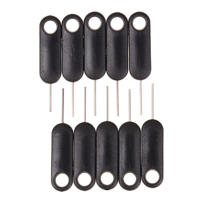 10pcs  Universal Sim Card Tray Pin Ejecting Removal Needle O