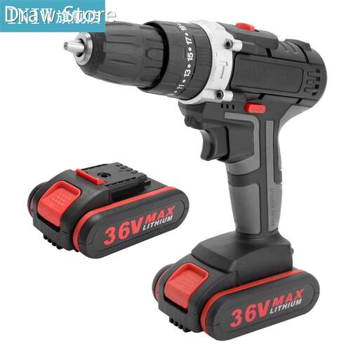 36V Electric Impact Cordless Drill High-power Lithium Batter