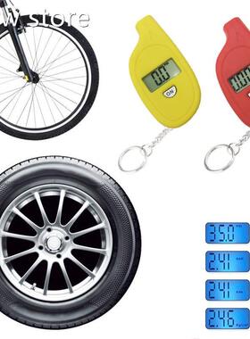 Poritabl e Min Keych ainTireTyre 1Wheel Pressure Gauge Test