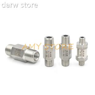 1Pc Male Male BP TChreadeed SS304 StainleSss Stel hec1k Valv